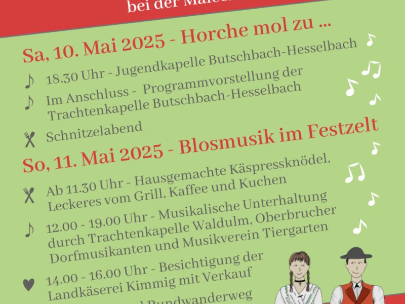 s' Musikfest in Hesselbach